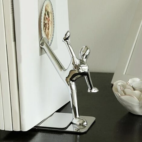 FUIENKO Serre-livres En Alliage, Ensemble De 2 Pièces, Support De Livre En Métal Exquis, Porte-cd De Magazines Classiques, Ornements De Bureau Pour La Maison 5 FUIENKO Serre-livres En Alliage, Ensemble De 2 Pièces, Support De Livre En Métal Exquis, Porte-cd De Magazines Classiques, Ornements De Bureau Pour La Maison – Image 3