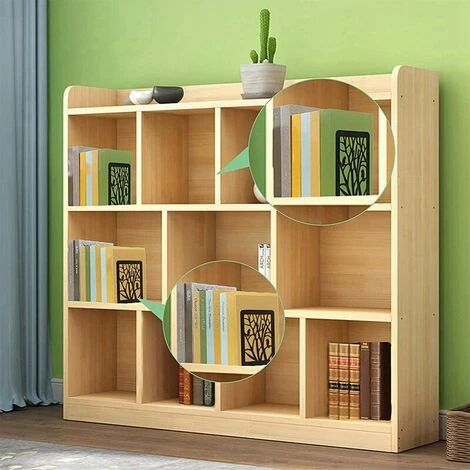 FUIENKO Fin De Livre, Fin De Livre Pour étagères, Serre-livres Décoratifs Pour Livres, Serre-livres Pour L'école, La Maison Ou Le Bureau (noir, 1 Paire),Black 6 FUIENKO Fin De Livre, Fin De Livre Pour étagères, Serre-livres Décoratifs Pour Livres, Serre-livres Pour L'école, La Maison Ou Le Bureau (noir, 1 Paire),Black – Image 4