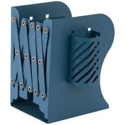 FUIENKO Embouts De Livres Décoratifs Ajustables, En Métal, Pour La Maison, Le Bureau,Blue