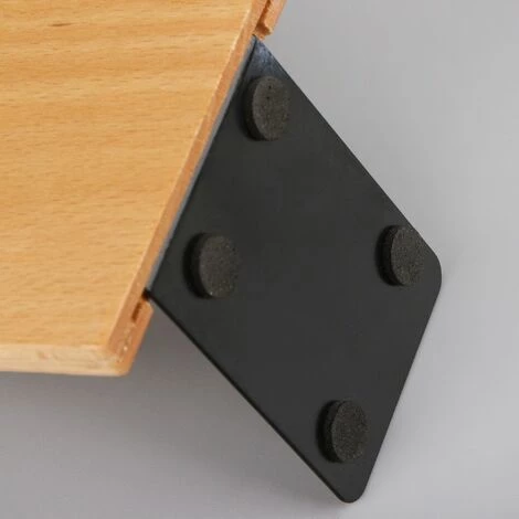 FUIENKO Organisateur De Bureau En Bois Naturel, Serre-livres De Bureau, Maison, Antidérapant, Fin De Livre, Support étagère,1 5 FUIENKO Organisateur De Bureau En Bois Naturel, Serre-livres De Bureau, Maison, Antidérapant, Fin De Livre, Support étagère,1 – Image 3