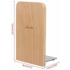 FUIENKO Organisateur De Bureau En Bois Naturel, Serre-livres De Bureau, Maison, Antidérapant, Fin De Livre, Support étagère,1 11 FUIENKO Organisateur De Bureau En Bois Naturel, Serre-livres De Bureau, Maison, Antidérapant, Fin De Livre, Support étagère,1 -Petit rangement Soldes Magasin 68243457 5