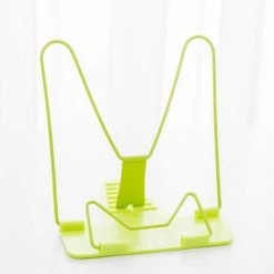 FUIENKO Support Pour Serre-livres Portable Pliable Et Réglable, 1 Pièce, Support Pour Livre De Lecture, Support Pour Documents, Base Pour Livre De Lecture, étagère Pour Serre-livres,Green