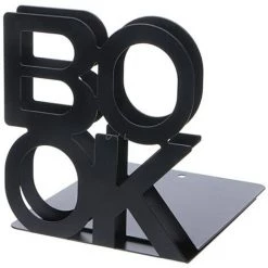 FUIENKO Serre-livres En Métal En Forme D'alphabet, Supports De Bureau En Fer Pour Livres,Bleu -Petit rangement Soldes Magasin 68243497 4