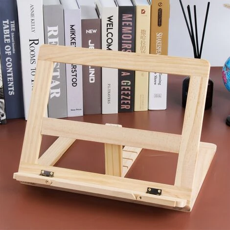 FUIENKO Support De Livres De Cuisine Pliable En Bois, Tout Nouveau, Support De Lecture Pour Livre De Lecture, Tablette PC,A 7 FUIENKO Support De Livres De Cuisine Pliable En Bois, Tout Nouveau, Support De Lecture Pour Livre De Lecture, Tablette PC,A – Image 5