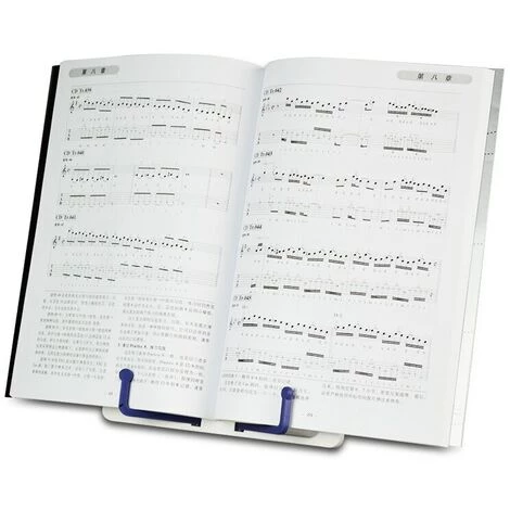 FUIENKO Support De Musique De Table Pliable, Livre Réglable, Piano, Partition De Musique, Feuille De Lecture, Support Pour Serre-livres, Portable 4 FUIENKO Support De Musique De Table Pliable, Livre Réglable, Piano, Partition De Musique, Feuille De Lecture, Support Pour Serre-livres, Portable – Image 2