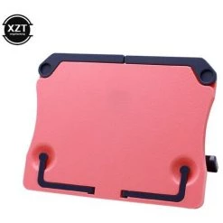FUIENKO Support De Tablette De Bureau, Support De Livre Portable, étagère De Lecture De Livres, De Documents, De Recettes, Pliable, Organisateur De Livres De Cuisine, Support De Repos,Rouge