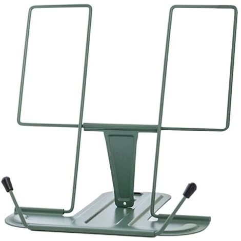 FUIENKO Support De Livre De Bureau Réglable, Support De Livre De Cuisine, Repose-livre Portable, Clips De Page Antidérapants,Green 7 FUIENKO Support De Livre De Bureau Réglable, Support De Livre De Cuisine, Repose-livre Portable, Clips De Page Antidérapants,Green – Image 5