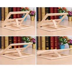 FUIENKO Support En Bois Portable Pliable Et Réglable, Support De Refroidissement, Affichage De Table De Bureau, Support De Lecture, Support De Chevalet Pour Livre Bible, Table IPad 9 FUIENKO Support En Bois Portable Pliable Et Réglable, Support De Refroidissement, Affichage De Table De Bureau, Support De Lecture, Support De Chevalet Pour Livre Bible, Table IPad -Petit rangement Soldes Magasin 68243648 3