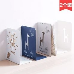 FUIENKO Organisateur De Livres En Métal Creux, Nouveau, 2 Pièces/ensemble, Organisateur De Bureau, Serre-livres, Fin De Livre, Support D'étagère, Bibliothèque, Accessoires De Bureau à Domicile,as Picture -Petit rangement Soldes Magasin 68243650 2