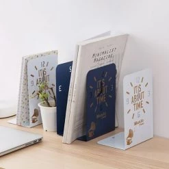 FUIENKO Organisateur De Livres En Métal Creux, Nouveau, 2 Pièces/ensemble, Organisateur De Bureau, Serre-livres, Fin De Livre, Support D'étagère, Bibliothèque, Accessoires De Bureau à Domicile,as Picture -Petit rangement Soldes Magasin 68243650 4