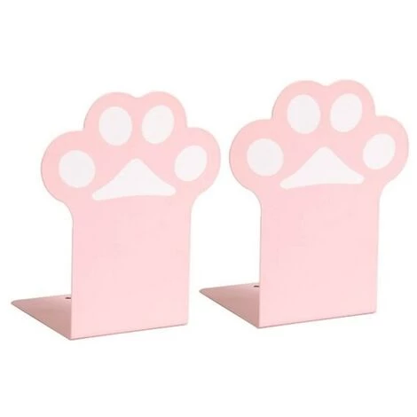 FUIENKO Serre-livres Décoratifs En Métal Avec Patte De Chat, 2 Pièces, Bouchon De Livre Robuste, Antidérapant, Pour Enfants, Livres, Films, Vidéos, Cd,Rose 3 FUIENKO Serre-livres Décoratifs En Métal Avec Patte De Chat, 2 Pièces, Bouchon De Livre Robuste, Antidérapant, Pour Enfants, Livres, Films, Vidéos, Cd,Rose