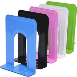 FUIENKO Serre-livres En Forme De L, Organisateur De Bureau, Porte-livre, Accessoires De Papeterie Scolaire Et De Bureau,black Pair