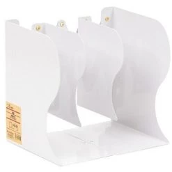 FUIENKO Porte-livre Antidérapant En Métal De Qualité Supérieure, 1 Pièce, Serre-livres élégants, Porte-documents, Porte-cd, Porte-maganzines, Organisateur,PW