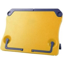 FUIENKO Support De Lecture Portable, étagère Pliante Pour Livre De Cuisine, Organisateur, Serre-livres Pour Partition De Musique, Tablette,Yellow