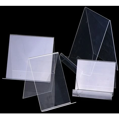 FUIENKO Présentoir De Livres En Acrylique, Cadre De Photo, Support De Brochures, Organisateur De Produits De Montres, Accessoires Scolaires Et De Bureau,Book Ends 6 FUIENKO Présentoir De Livres En Acrylique, Cadre De Photo, Support De Brochures, Organisateur De Produits De Montres, Accessoires Scolaires Et De Bureau,Book Ends – Image 4