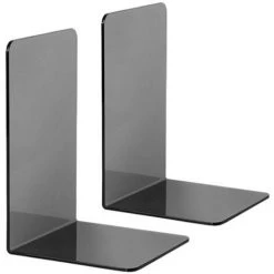 FUIENKO Serre-livres En Plastique Transparent, 2 Pièces, Serre-livres En Acrylique En Forme De L, Nouveauté 2022,Clear -Petit rangement Soldes Magasin 68243824 2