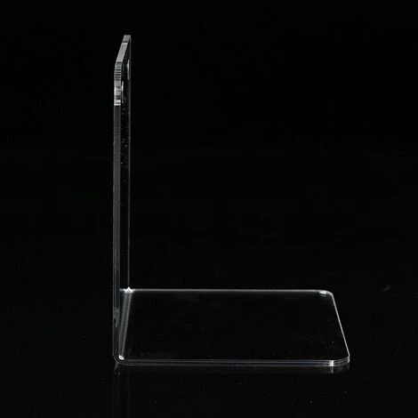 FUIENKO Étagère En Acrylique Transparent En Forme De L Pour Livres, 2 Pièces, Support Pour Livres, Présentoir D'album, Compartiment De Rangement Pour Livres,Clair 5 FUIENKO Étagère En Acrylique Transparent En Forme De L Pour Livres, 2 Pièces, Support Pour Livres, Présentoir D'album, Compartiment De Rangement Pour Livres,Clair – Image 3