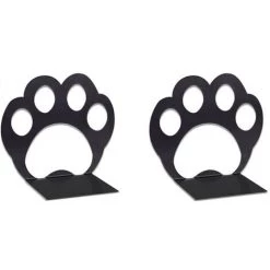 FUIENKO Extrémités De Livre Ajourées En Métal H3CA, Pour La Maison, Le Bureau, Support D'étagère, Bouchons De Livre Décoratifs Pour La Maison,Kitten -Petit rangement Soldes Magasin 68243928 5