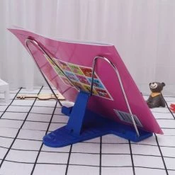 FUIENKO Support De Livre En Métal à Angle Réglable, Pliable Et Portable, Support De Lecture De Documents, Livraison Directe Jy20 19,Bleu 9 FUIENKO Support De Livre En Métal à Angle Réglable, Pliable Et Portable, Support De Lecture De Documents, Livraison Directe Jy20 19,Bleu -Petit rangement Soldes Magasin 68243950 3
