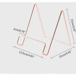 FUIENKO Support De Rangement Géométrique Créatif, Organisateur De Livres En Fer Forgé Simple,RGD 10 FUIENKO Support De Rangement Géométrique Créatif, Organisateur De Livres En Fer Forgé Simple,RGD -Petit rangement Soldes Magasin 68244078 4