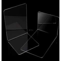 FUIENKO Serre-livres En L Transparents En Acrylique, Organisateur De Table, Pupitre, Support De Livre, Papeterie Scolaire, Accessoires De Bureau, 2 Pièces,S 9 FUIENKO Serre-livres En L Transparents En Acrylique, Organisateur De Table, Pupitre, Support De Livre, Papeterie Scolaire, Accessoires De Bureau, 2 Pièces,S -Petit rangement Soldes Magasin 68244106 3