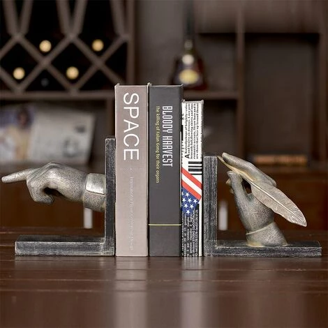 FUIENKO Résine Douce De Style Rustique Rétro Américain, Décoration De Maison, Ornement De Porche, Phonographe Créatif, Artisanat De Serre-livres,A04 4 FUIENKO Résine Douce De Style Rustique Rétro Américain, Décoration De Maison, Ornement De Porche, Phonographe Créatif, Artisanat De Serre-livres,A04 – Image 2