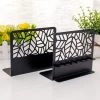 FUIENKO Support De Livre En Métal En Forme De Feuille Insérée, Télescopique Et Pliable En Forme De L, Papeterie De Bureau Pour étudiants, 2 Pièces, EM88,Black,Espagne 1 FUIENKO Support De Livre En Métal En Forme De Feuille Insérée, Télescopique Et Pliable En Forme De L, Papeterie De Bureau Pour étudiants, 2 Pièces, EM88,Black,Espagne -Petit rangement Soldes Magasin 68244143 1
