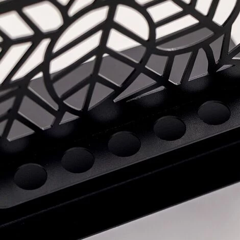 FUIENKO Support De Livre En Métal En Forme De Feuille Insérée, Télescopique Et Pliable En Forme De L, Papeterie De Bureau Pour étudiants, 2 Pièces, EM88,Black,Espagne 5 FUIENKO Support De Livre En Métal En Forme De Feuille Insérée, Télescopique Et Pliable En Forme De L, Papeterie De Bureau Pour étudiants, 2 Pièces, EM88,Black,Espagne – Image 3