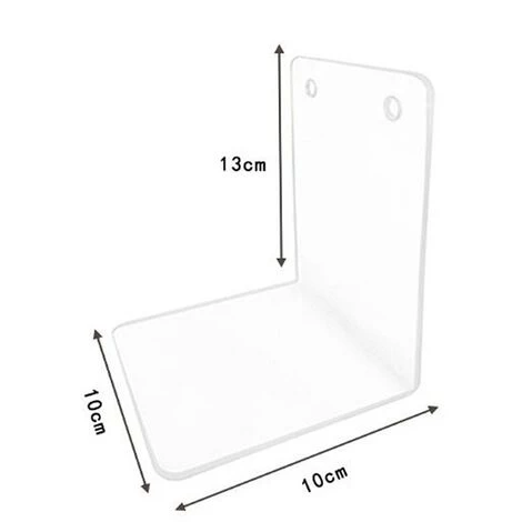 FUIENKO Serre-livres En Acrylique Transparent 1 Pièce, étagère Décorative De Bureau, Porte-livre, Papeterie Scolaire 5 FUIENKO Serre-livres En Acrylique Transparent 1 Pièce, étagère Décorative De Bureau, Porte-livre, Papeterie Scolaire – Image 3