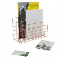 FUIENKO Support De Rangement De Livre De Bureau En Fer Forgé, Support De Magazine, Support De Rangement De Fichiers En Métal De Bureau, Support De Rangement De Papiers De Livre,Gold 10 FUIENKO Support De Rangement De Livre De Bureau En Fer Forgé, Support De Magazine, Support De Rangement De Fichiers En Métal De Bureau, Support De Rangement De Papiers De Livre,Gold -Petit rangement Soldes Magasin 68244154 4