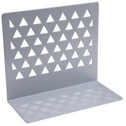 FUIENKO Support De Livre Creux En Métal, 1 Pièce, Bibliothèque, Serre-livres, Fournitures Scolaires De Bureau EM88,Gris Clair,Espagne