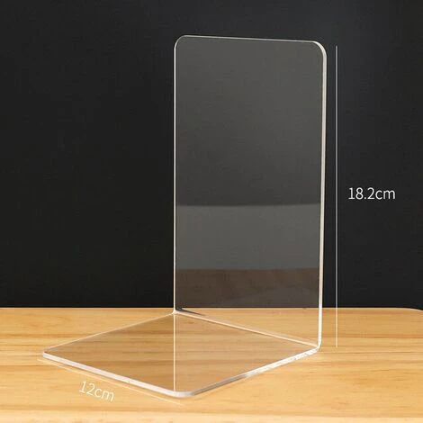 FUIENKO Support De Livre Transparent En Acrylique Pour Chambre D'étudiant, Accessoires De Bureau, Finition De Livre, Décoration De Bureau Pour Enseignant,2pcs 3 FUIENKO Support De Livre Transparent En Acrylique Pour Chambre D'étudiant, Accessoires De Bureau, Finition De Livre, Décoration De Bureau Pour Enseignant,2pcs