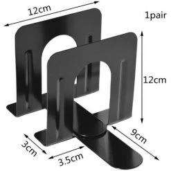 FUIENKO Serre-livres En Métal De Style Simple, Supports De Bureau Antidérapants En Fer Pour Livres 11 FUIENKO Serre-livres En Métal De Style Simple, Supports De Bureau Antidérapants En Fer Pour Livres -Petit rangement Soldes Magasin 68244205 5