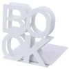 FUIENKO Serre-livres En Métal En Forme D'alphabet, Support En Fer, Supports De Bureau Pour Livres D5QC,WHITE 2 FUIENKO Serre-livres En Métal En Forme D'alphabet, Support En Fer, Supports De Bureau Pour Livres D5QC,WHITE -Petit rangement Soldes Magasin 68244214 1