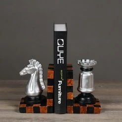 FUIENKO Support De Livre Modèle D'échecs De Cheval En Résine Antique Ornements Maison Bureau Salle D'étude Bibliothèque Décoration Serre-livres Cadeaux D'artisanat Vintage,A Pair 10 FUIENKO Support De Livre Modèle D'échecs De Cheval En Résine Antique Ornements Maison Bureau Salle D'étude Bibliothèque Décoration Serre-livres Cadeaux D'artisanat Vintage,A Pair -Petit rangement Soldes Magasin 68244270 4