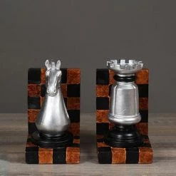 FUIENKO Support De Livre Modèle D'échecs De Cheval En Résine Antique Ornements Maison Bureau Salle D'étude Bibliothèque Décoration Serre-livres Cadeaux D'artisanat Vintage,A Pair 11 FUIENKO Support De Livre Modèle D'échecs De Cheval En Résine Antique Ornements Maison Bureau Salle D'étude Bibliothèque Décoration Serre-livres Cadeaux D'artisanat Vintage,A Pair -Petit rangement Soldes Magasin 68244270 5