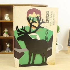 FUIENKO Porte-livres En Forme De Cerf Créatif, 2 Pièces/ensemble, Serre-livres En Métal De Dessin Animé, Support De Bureau, Organisateur De Livres, Accessoires De Papeterie De Bureau,black -Petit rangement Soldes Magasin 68244278 4