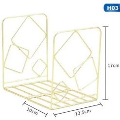 FUIENKO Étagère De Lecture En Métal, Organisateur De Bureau Multifonctionnel, Support De Livre Portable, Porte-documents Pliable, Accessoires De Bureau,3,CHINA