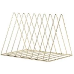 FUIENKO Serre-livres Triangle Doré Style Ins, Décor Nordique,Rose Gold 11 FUIENKO Serre-livres Triangle Doré Style Ins, Décor Nordique,Rose Gold -Petit rangement Soldes Magasin 68244338 5