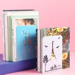 FUIENKO Serre-livres En Forme De L, 2 Pièces, Organisateur De Bureau, Support De Livre, Accessoires De Papeterie Scolaire Et De Bureau,8 -Petit rangement Soldes Magasin 68244417 4