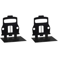 FUIENKO Embouts De Livre En Métal Ajouré M17F, Camion/Cactus, Pour La Maison, Le Bureau, Support D'étagère, Bouchons De Livres Décoratifs Pour La Maison,Robot -Petit rangement Soldes Magasin 68244466 3