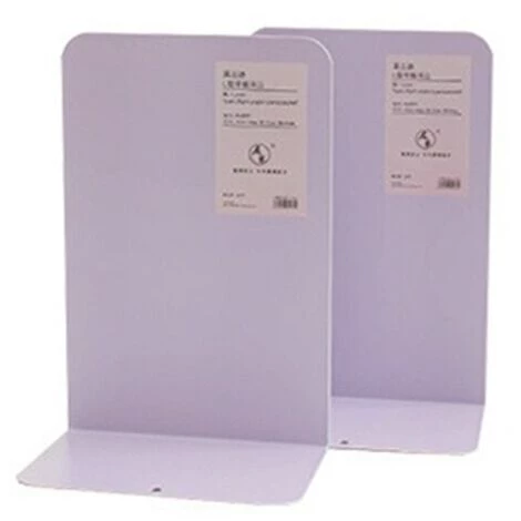 FUIENKO Serre-livres Métalliques En Forme De L, 1 Paire, Support De Lecture, Bureau, Organisateur De Documents, étagère,purple 3 FUIENKO Serre-livres Métalliques En Forme De L, 1 Paire, Support De Lecture, Bureau, Organisateur De Documents, étagère,purple