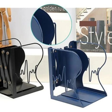 FUIENKO Bouchons De Livres Créatifs Réglables, Plus De 20 Pièces, Capacité De Livre, Serre-livres Extensibles, Maganzines, Support Organisateur,BK 6 FUIENKO Bouchons De Livres Créatifs Réglables, Plus De 20 Pièces, Capacité De Livre, Serre-livres Extensibles, Maganzines, Support Organisateur,BK – Image 4