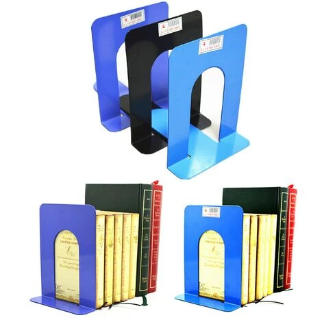 FUIENKO Serre-livres Métalliques Portables Pliables, 1 Paire, Support D'étagère, Papeterie De Maison, Bibliothèque, Fournitures De Papeterie Scolaire Et De Bureau,Bleu,États-unis 5 FUIENKO Serre-livres Métalliques Portables Pliables, 1 Paire, Support D'étagère, Papeterie De Maison, Bibliothèque, Fournitures De Papeterie Scolaire Et De Bureau,Bleu,États-unis – Image 3
