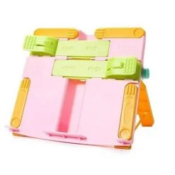 FUIENKO Étagère De Lecture Réglable Pour Enfants, Support De Livre Pliable Portable, Organisateur De Bureau Pour Fournitures Scolaires De Bureau 54db,Pink
