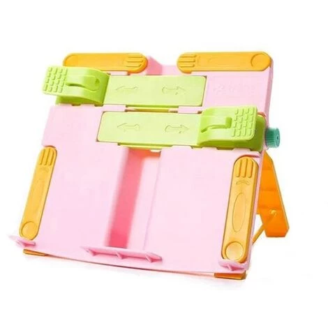 FUIENKO Étagère De Lecture Réglable Pour Enfants, Support De Livre Pliable Portable, Organisateur De Bureau Pour Fournitures Scolaires De Bureau 54db,Pink 3 FUIENKO Étagère De Lecture Réglable Pour Enfants, Support De Livre Pliable Portable, Organisateur De Bureau Pour Fournitures Scolaires De Bureau 54db,Pink