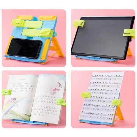FUIENKO Étagère De Lecture Réglable Pour Enfants, Support De Livre Pliable Portable, Organisateur De Bureau Pour Fournitures Scolaires De Bureau 54db,Pink 6 FUIENKO Étagère De Lecture Réglable Pour Enfants, Support De Livre Pliable Portable, Organisateur De Bureau Pour Fournitures Scolaires De Bureau 54db,Pink – Image 4