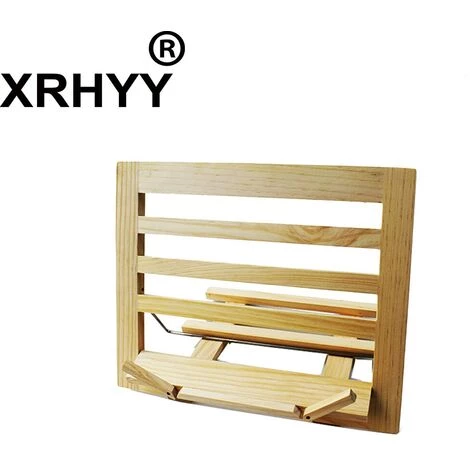 FUIENKO Support De Lecture Réglable Pliable En Bois Pour Livre De Cuisine, Support D'affichage Pour Feuille De Musique, Livres De Recettes, Document IPad 3 FUIENKO Support De Lecture Réglable Pliable En Bois Pour Livre De Cuisine, Support D'affichage Pour Feuille De Musique, Livres De Recettes, Document IPad