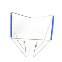 FUIENKO Support De Lecture Pour Livre, Pour Ordinateur Portable, Serre-livres à Angle Réglable En Acier Inoxydable, Pour Documents étudiants, Base Pliable,Bleu
