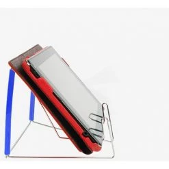 FUIENKO Support De Lecture Pour Livre, Pour Ordinateur Portable, Serre-livres à Angle Réglable En Acier Inoxydable, Pour Documents étudiants, Base Pliable,Bleu -Petit rangement Soldes Magasin 68244589 5